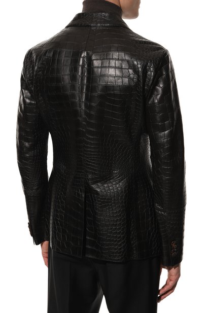 Пиджак из кожи крокодила GIORGIO ARMANI, арт. RSG05P/RSP10, фото 4