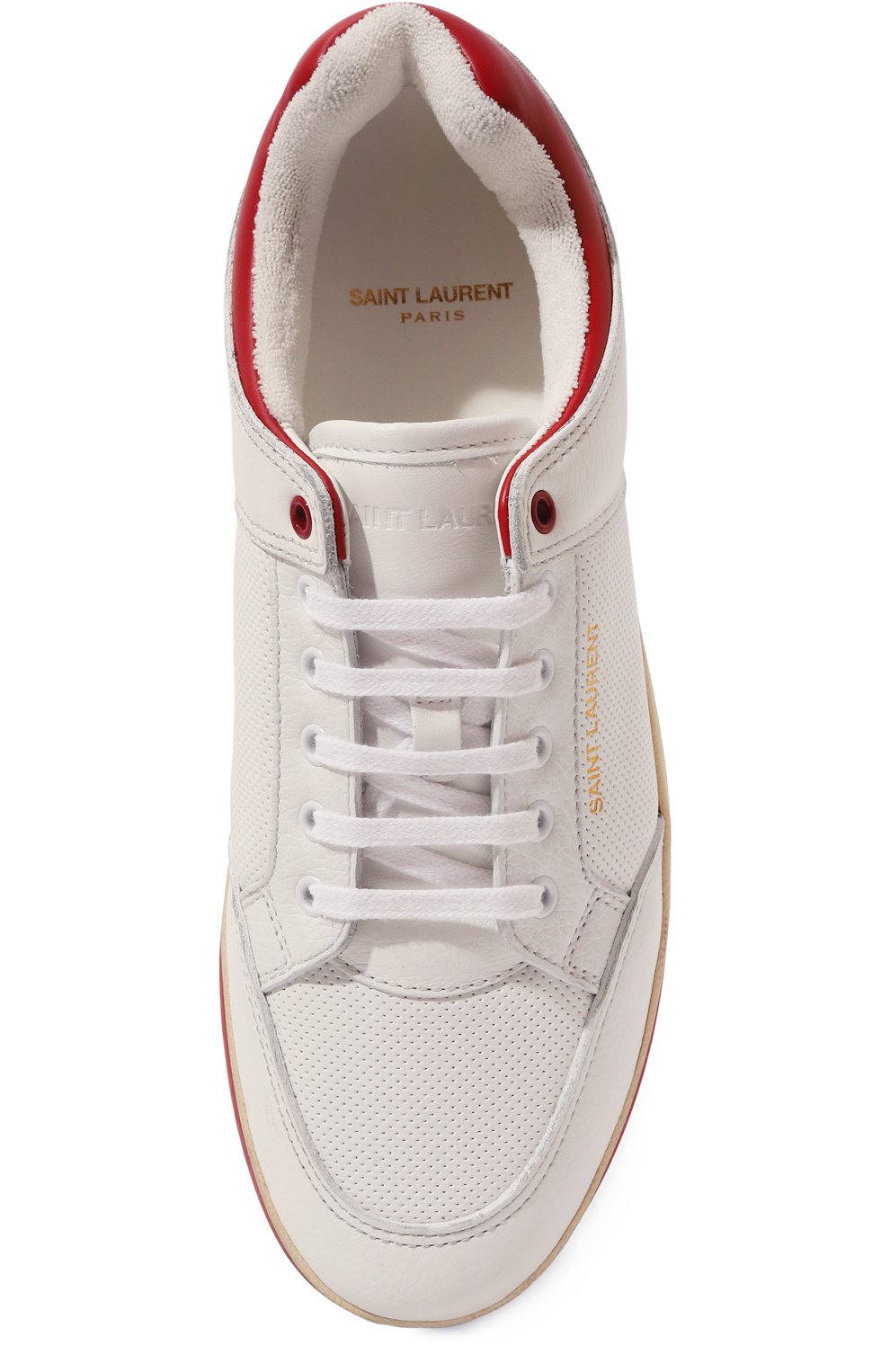 Кожаные кеды sl/61 SAINT LAURENT, арт. 713600/2W4AA, фото 6