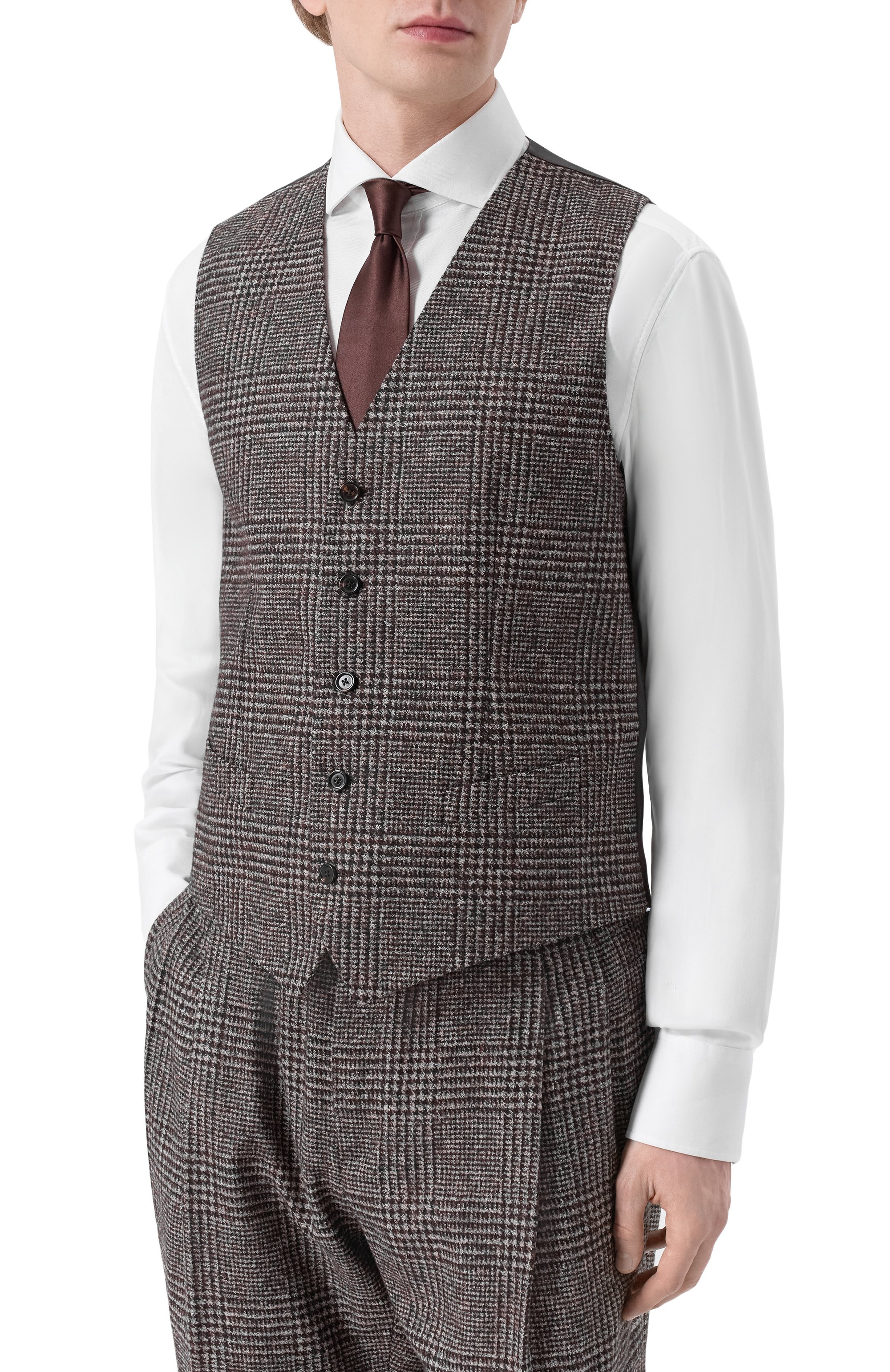 Жилет из шелка и шерсти DOLCE & GABBANA, арт. G702UT/FQMKD, фото 3