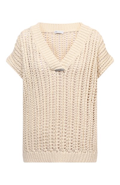 Женский хлопковый жилет BRUNELLO CUCINELLI, арт. M8E366912