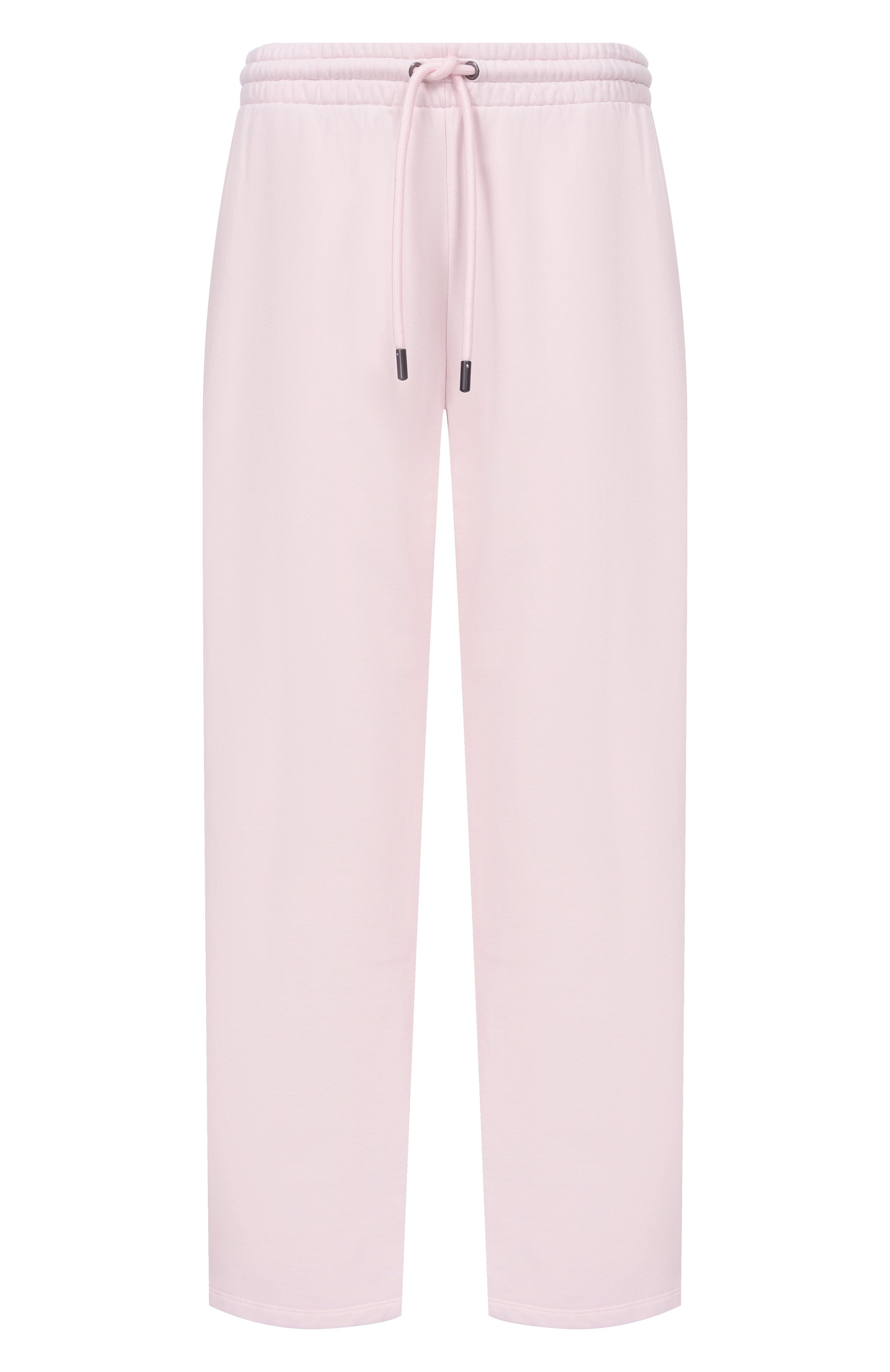 Хлопковые брюки OFF-WHITE светло-розового цвета по цене 58650 руб., арт. 0MCH05AS26FLE005, фото 1 Хлопковые брюки OFF-WHITE, арт. 0MCH05AS26FLE005, фото 1