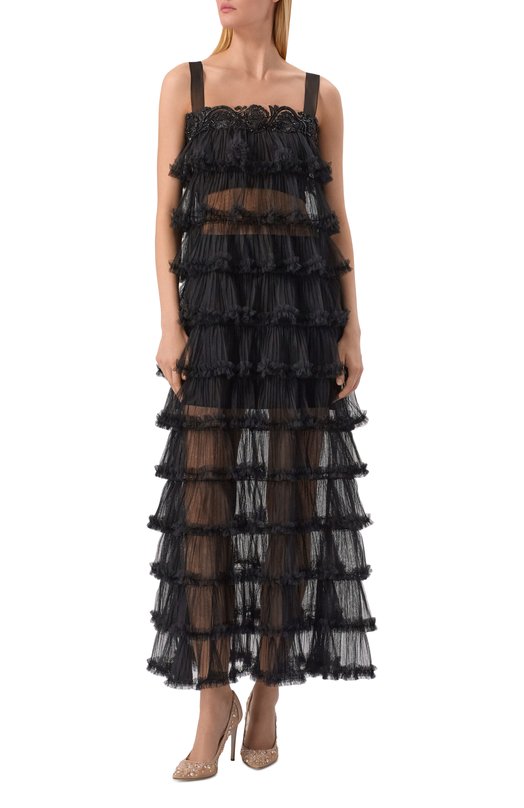 Шелковое платье Giulia Gurman D16 Чёрный  D16 Фото 2