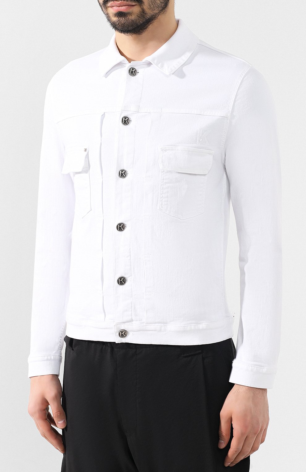 Джинсовая куртка KARL LAGERFELD DENIM, арт. KLMJ0001 00001-V, фото 3