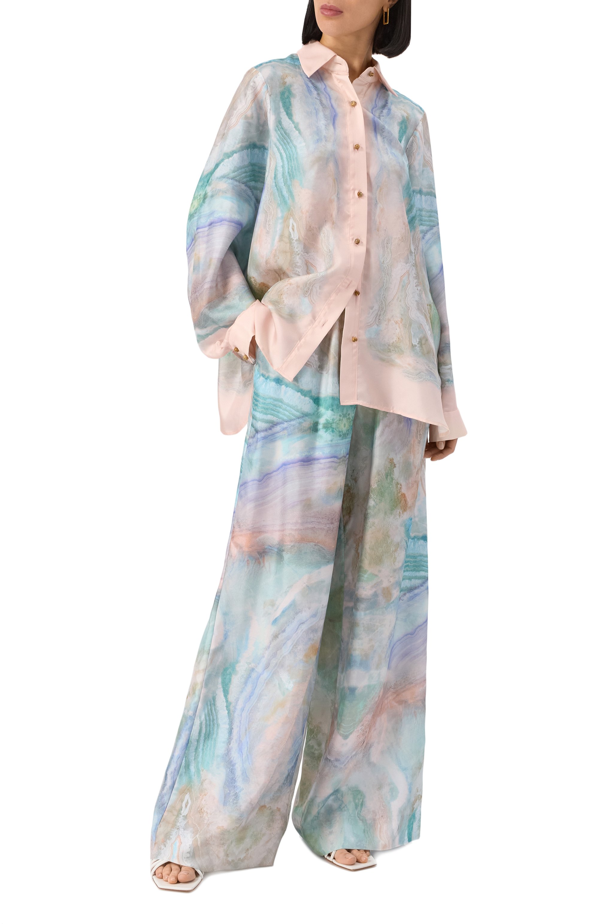 Шелковые брюки ZIMMERMANN, арт. 4021PS251, фото 2