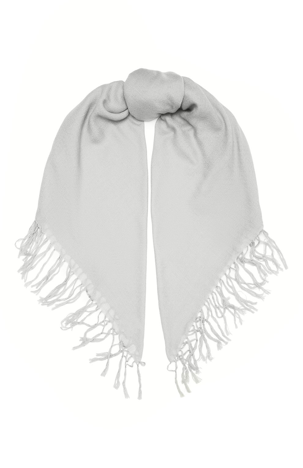 Шарф из кашемира и шелка BRUNELLO CUCINELLI серого цвета по цене 63200 руб., арт. MSC932049, фото 1 Шарф из кашемира и шелка BRUNELLO CUCINELLI, арт. MSC932049, фото 1