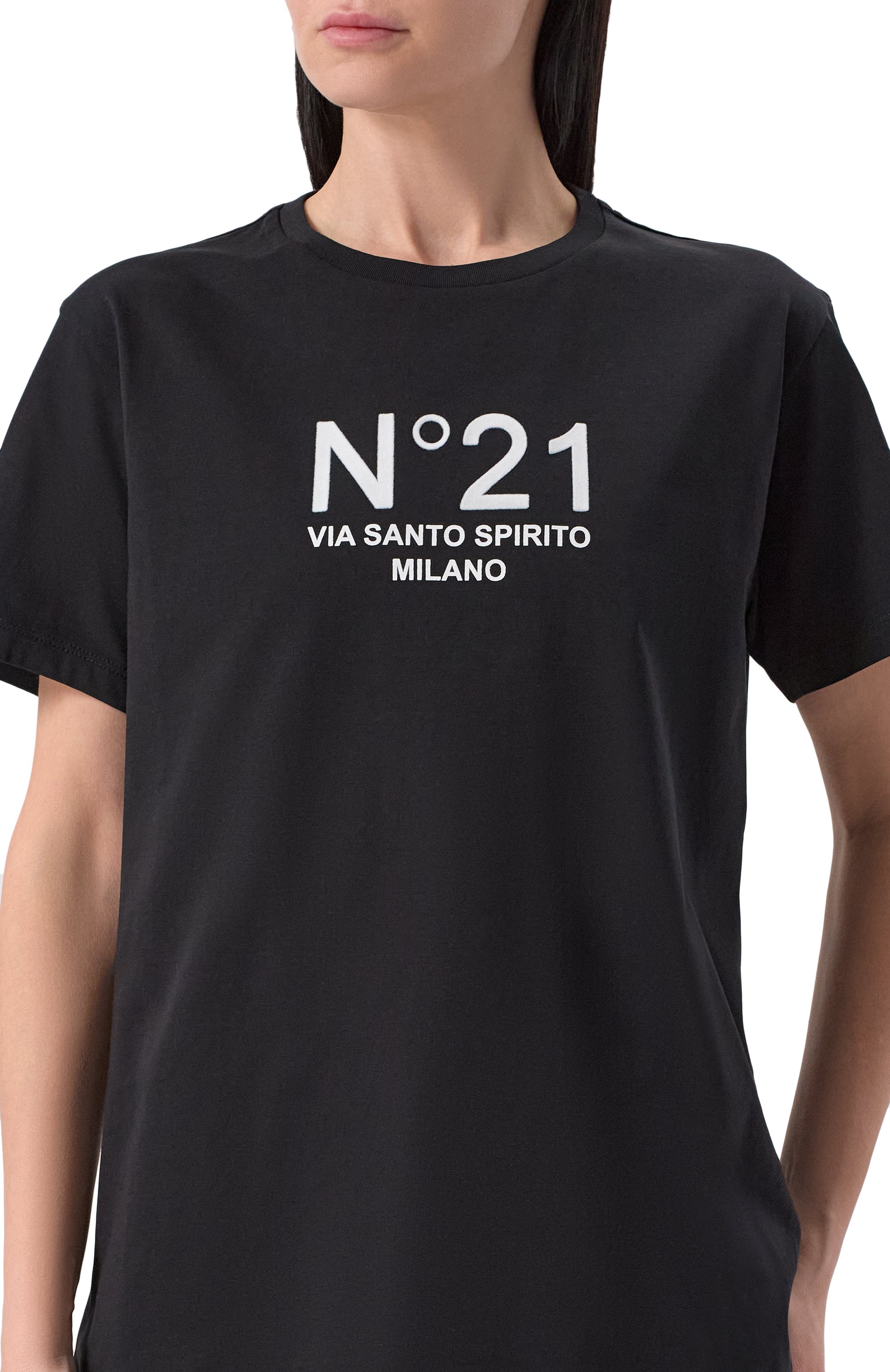 Хлопковая футболка N21, арт. F051/6328, фото 5