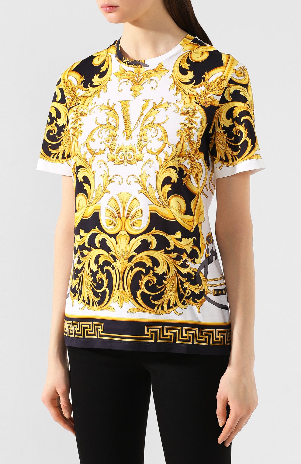 Хлопковая футболка VERSACE, арт. A85764/A233383, фото 3
