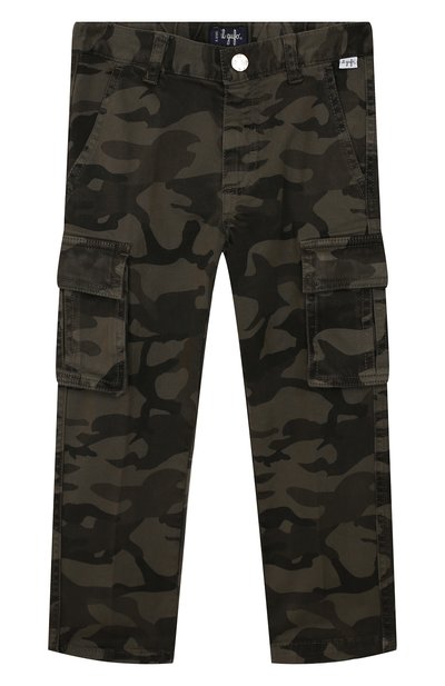 Хлопковые брюки-карго IL GUFO, арт. A19PL290C4053/2A-4A, фото 1