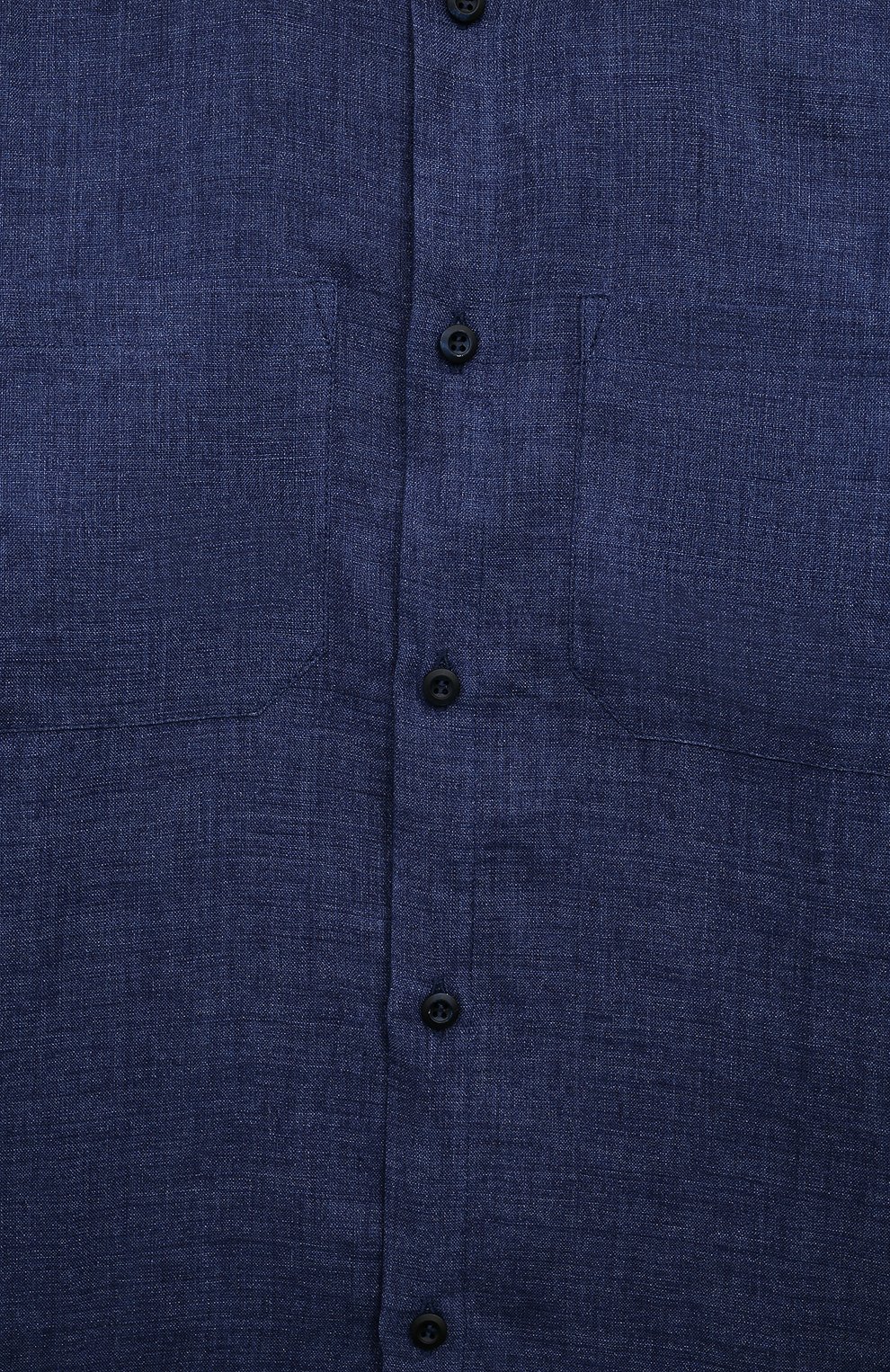 Льняная рубашка BRUNELLO CUCINELLI темно-синего цвета по цене 29350 руб., арт. BB650C330C, фото 3 Льняная рубашка BRUNELLO CUCINELLI, арт. BB650C330C, фото 3