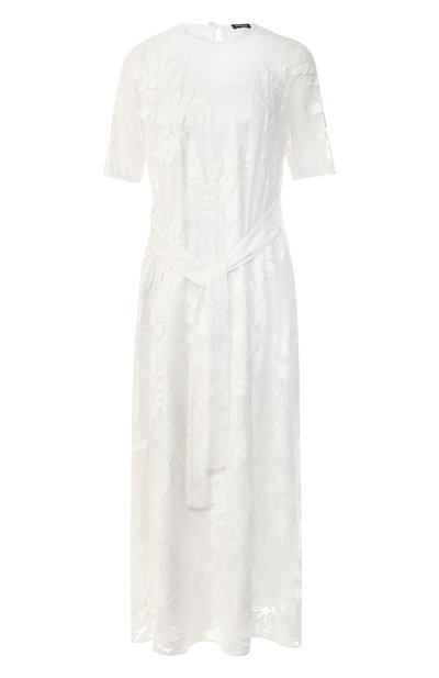 Женское платье из смеси хлопка и шелка KITON, арт. D47313K09R29