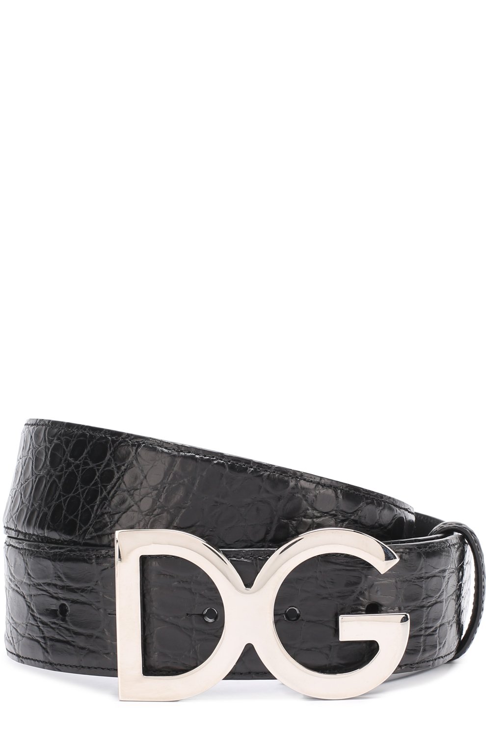 Ремень из кожи каймана с металлической пряжкой DOLCE & GABBANA, арт. 0115/BC4188/A2088, фото 1