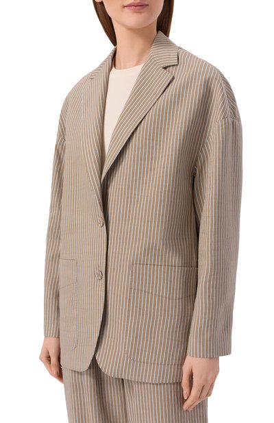 Жакет изо льна и вискозы OFFICINE GENERALE, арт. S26WTLG413, фото 3