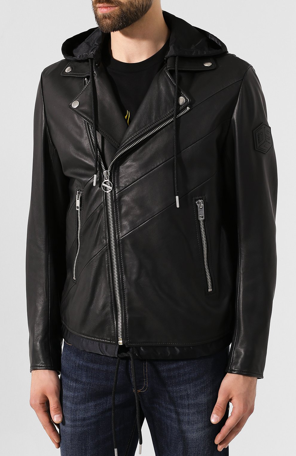 Кожаная куртка DIESEL, арт. 00SUDC/0JAUW, фото 3