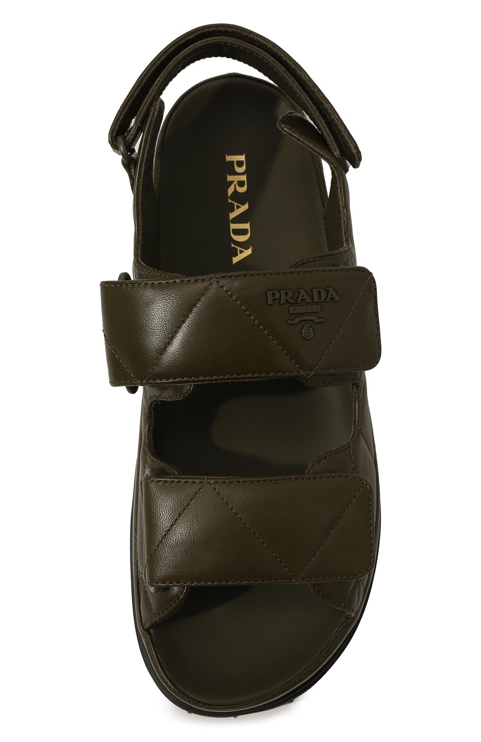 Кожаные сандалии PRADA, арт. 1X721M-038-F0161-020, фото 6