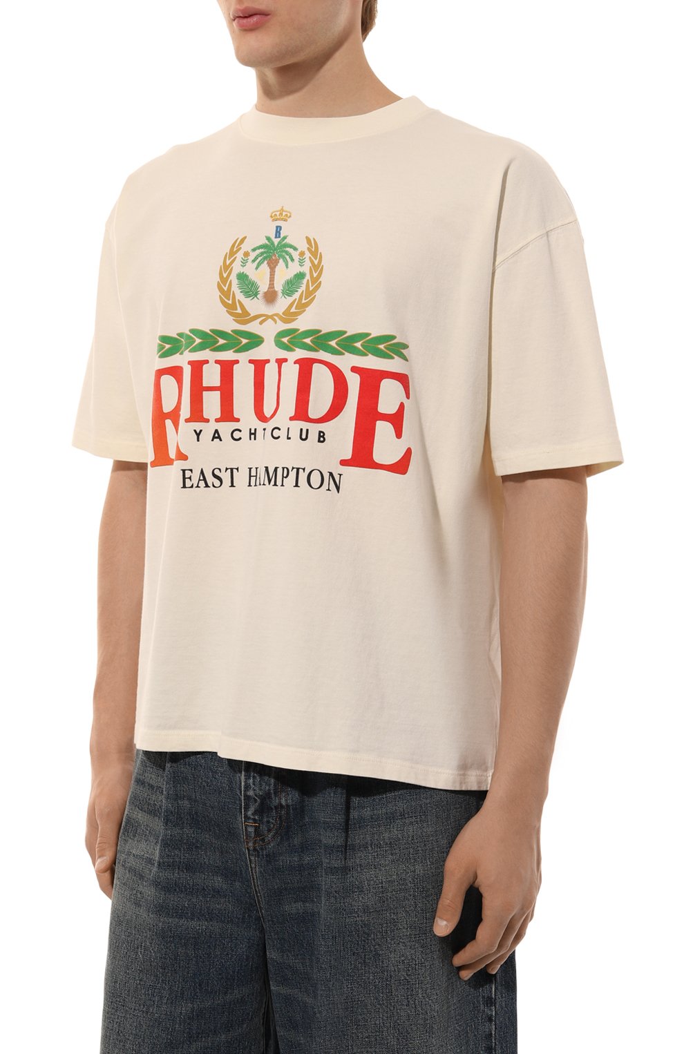 Хлопковая футболка RHUDE, арт. RHSS24TT05012611, фото 3