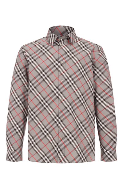 Мужская хлопковая рубашка BURBERRY, арт. 8113533