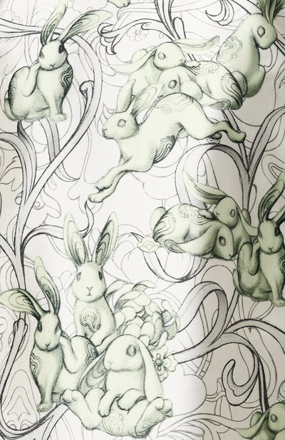 Мини-платье а-силуэта с принтом PRADA, арт. P35V3-1QBV-F046K, фото 5