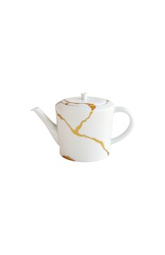 Чайник kintsugi BERNARDAUD золотого цвета, арт. 1095/22243 | Фото 1 (Региональные ограничения белый список (Axapta Mercury): Не проставлено; Нос: Не проставлено; Коллекция: Kintsugi; Ограничения доставки: fragile-2)