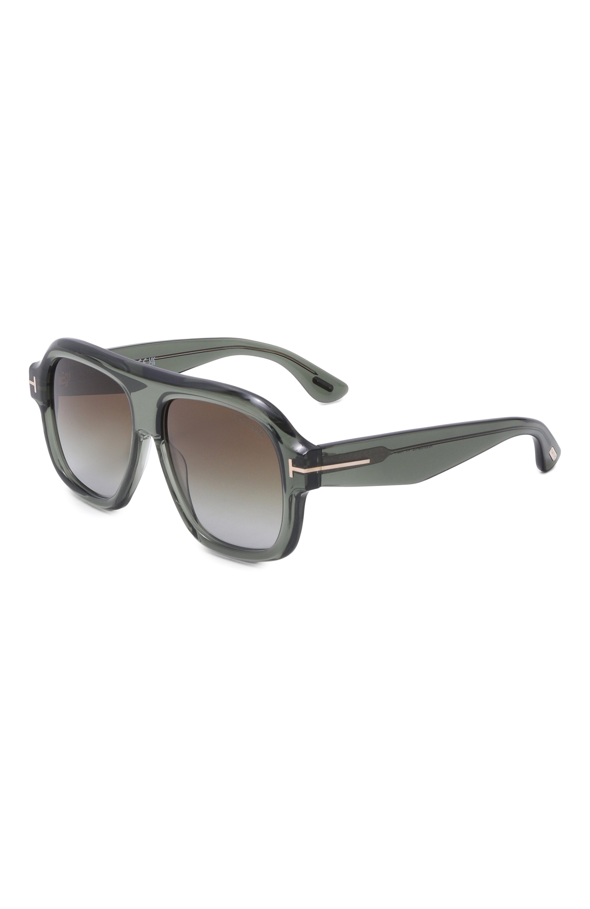 Солнцезащитные очки TOM FORD зеленого цвета по цене 61550 руб., арт. TF1324 93P, фото 1 Солнцезащитные очки TOM FORD, арт. TF1324 93P, фото 1