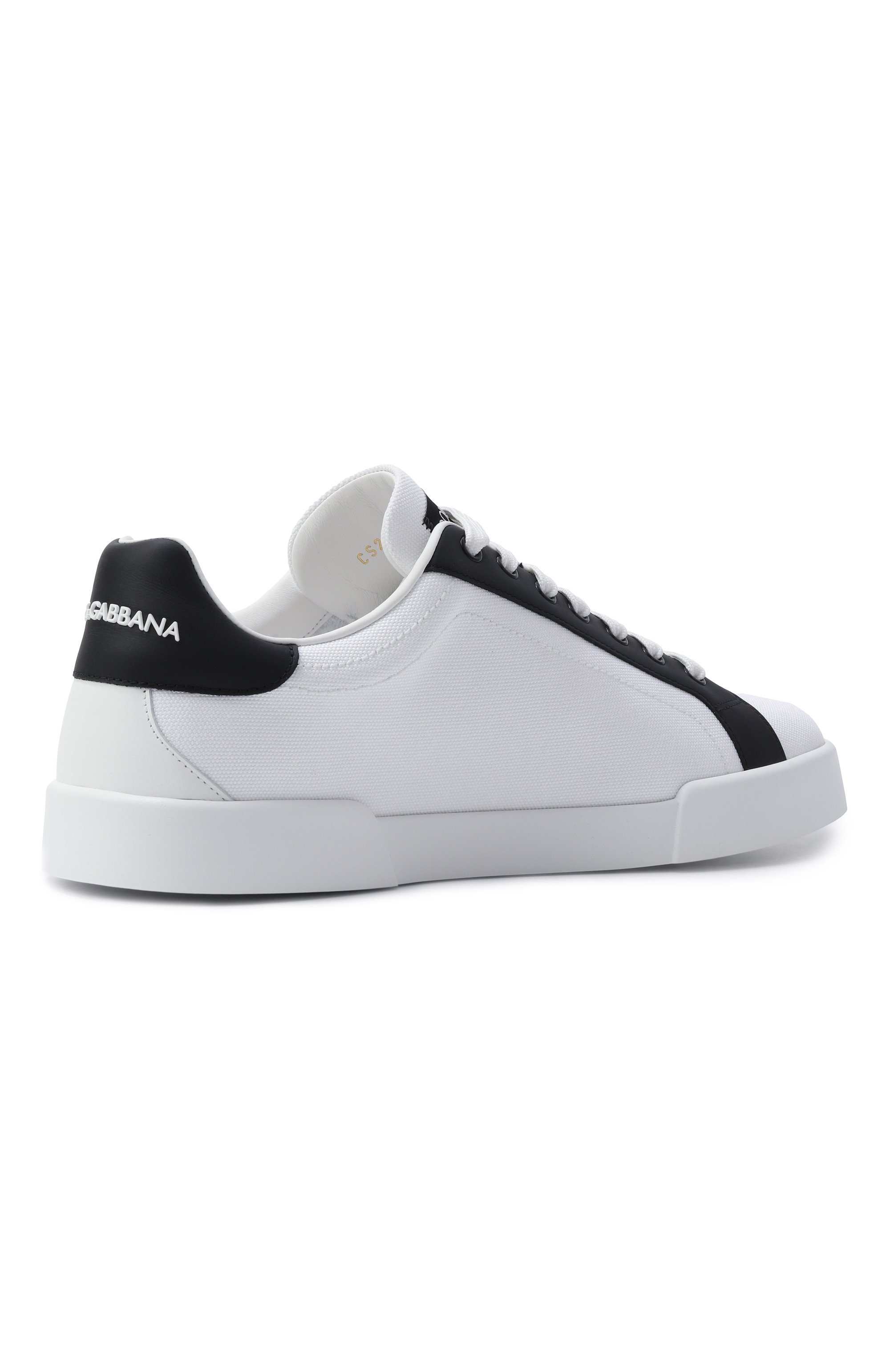 Комбинированные кеды portofino light strobel DOLCE & GABBANA белого цвета по цене 65350 руб., арт. CS2343/AE629, фото 5 Комбинированные кеды portofino light strobel DOLCE & GABBANA, арт. CS2343/AE629, фото 5