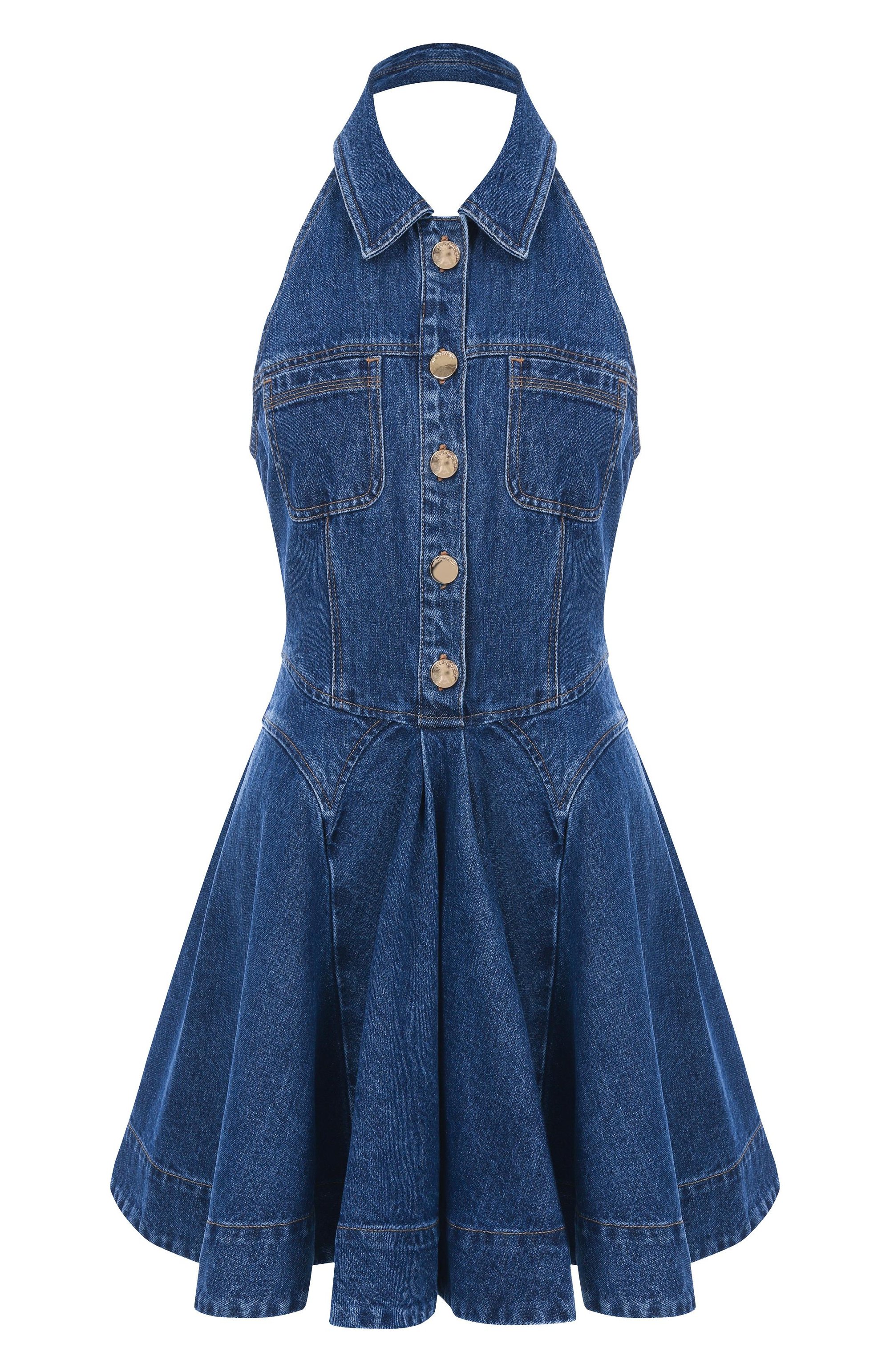 Джинсовое платье SELF-PORTRAIT, арт. PF25830SBL, фото 1