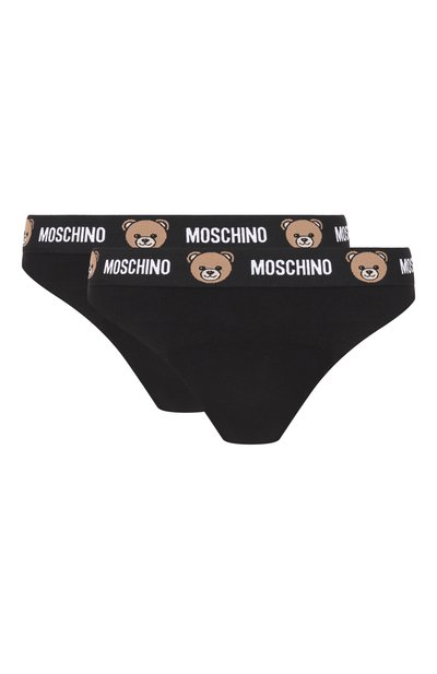 Женские комплект из двух хлопковых трусов-слипов MOSCHINO, арт. A1301/4402_001