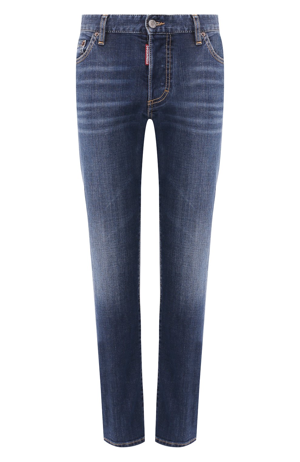 Джинсы DSQUARED2 синего цвета по цене 31150 руб., арт. S75LB0192/S30664, фото 1 Джинсы DSQUARED2, арт. S75LB0192/S30664, фото 1