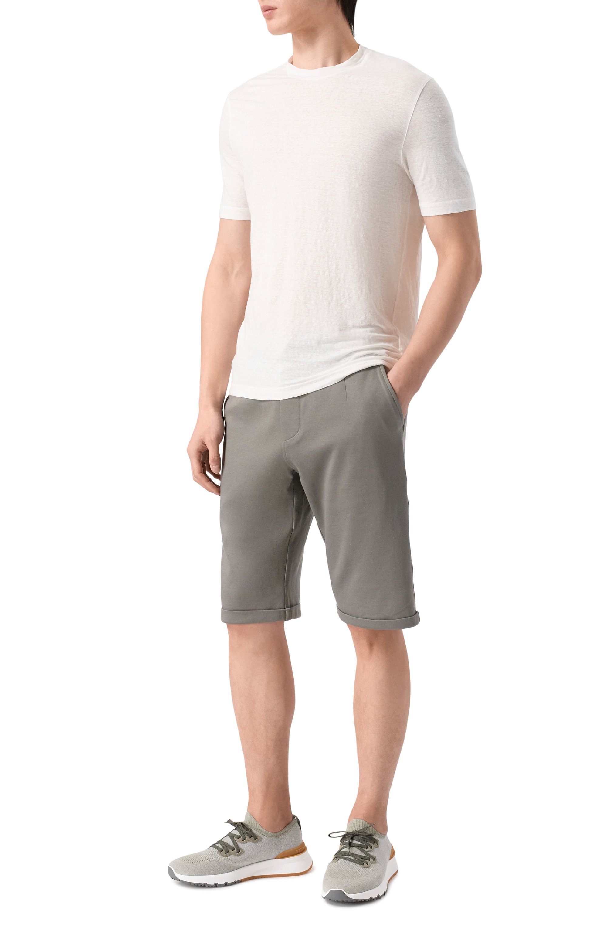 Льняная футболка ANDREA CAMPAGNA, арт. TSMC/JERLIN, фото 2