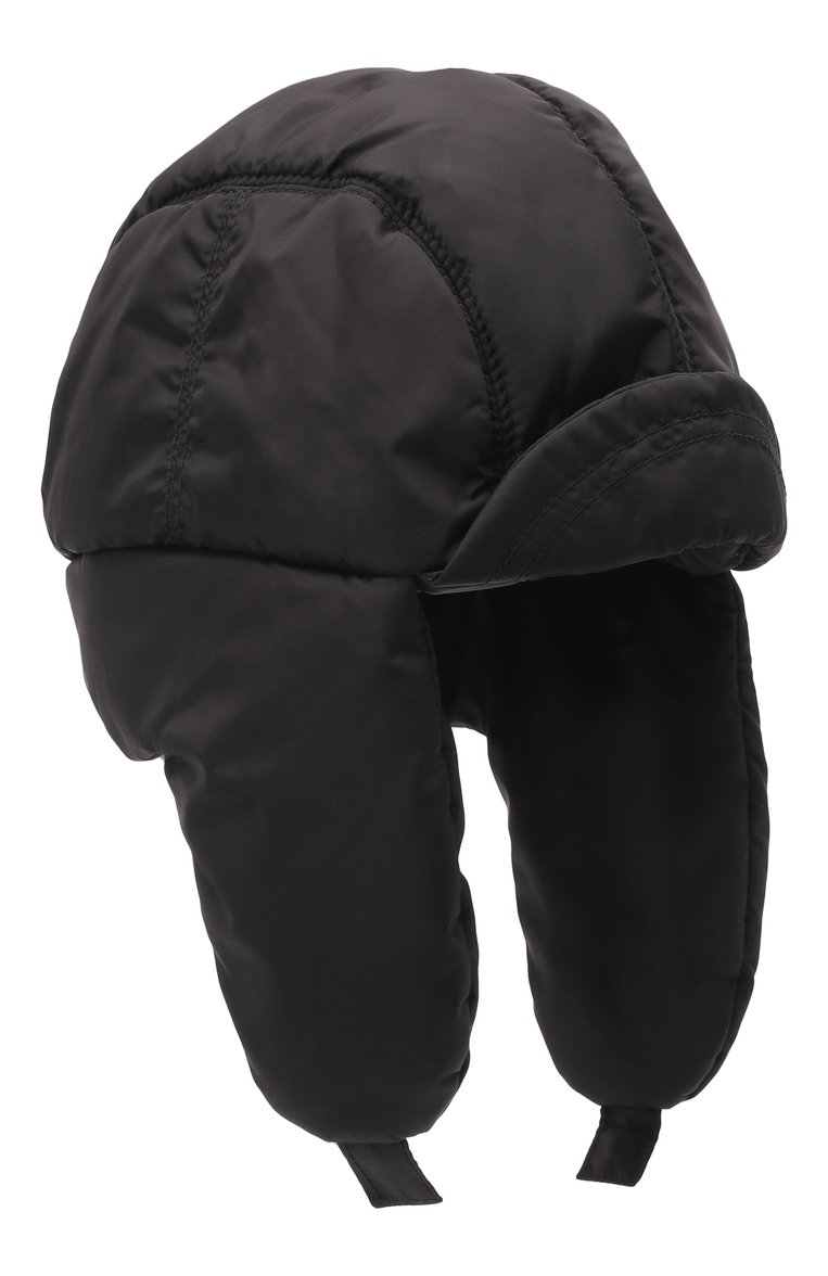 Мужская утепленная шапка-ушанка the outdoor capsule ZEGNA черного цвета, арт. Z3I90H/B39 | Фото 1 (Материал: Текстиль, Синтетический материал; Нос: Не проставлено; Материал сплава: Проставлено)