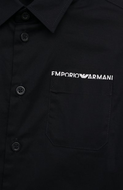 Хлопковая рубашка EMPORIO ARMANI, арт. 6D4C31/4NJHZ, фото 3