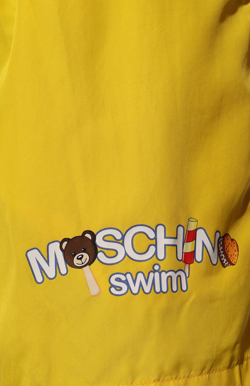 Плавки-шорты MOSCHINO желтого цвета по цене 9600 руб., арт. A4251/9301, фото 4 Плавки-шорты MOSCHINO, арт. A4251/9301, фото 4