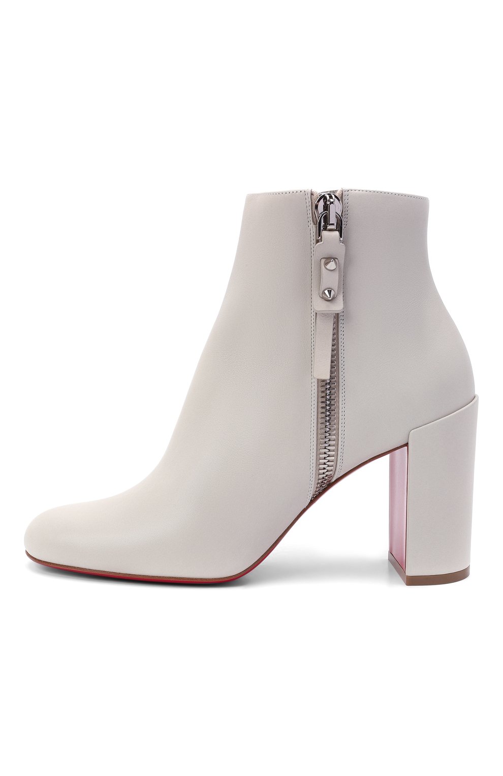 Кожаные ботильоны ziptotal 85 CHRISTIAN LOUBOUTIN, арт. 3210274/ZIPT0TAL 85, фото 3