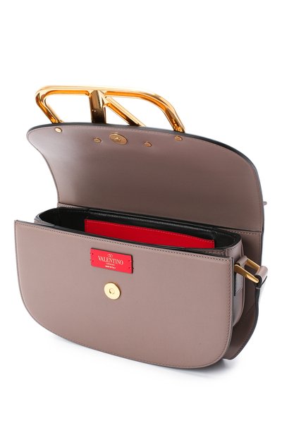 Сумка supervee VALENTINO темно-бежевого цвета по цене 241000 руб., арт. UW2B0G09/ZXL, фото 4 Сумка supervee VALENTINO, арт. UW2B0G09/ZXL, фото 4