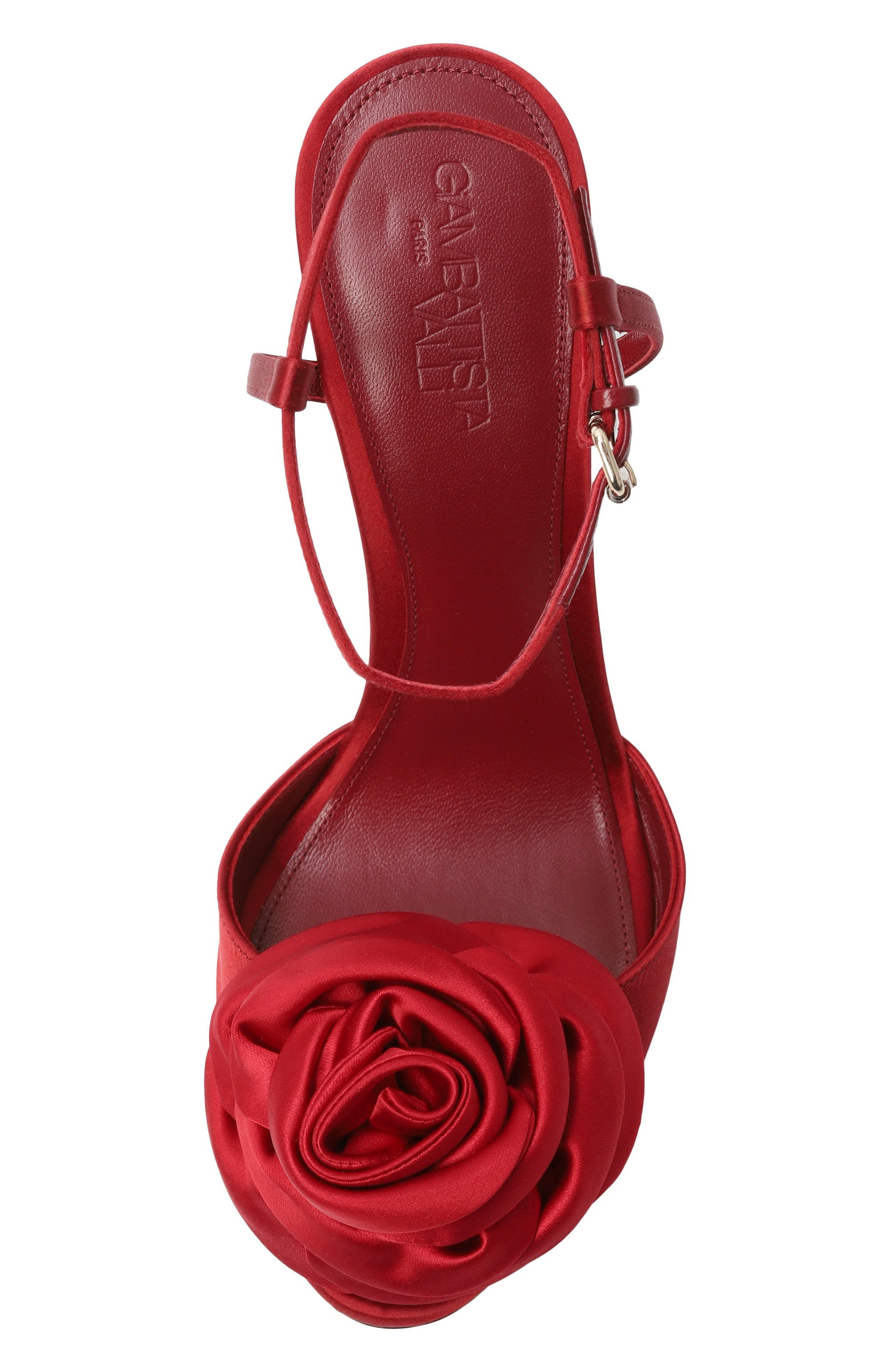 Текстильные босоножки GIAMBATTISTA VALLI, арт. 25FWKVLIS222/22SAT, фото 6