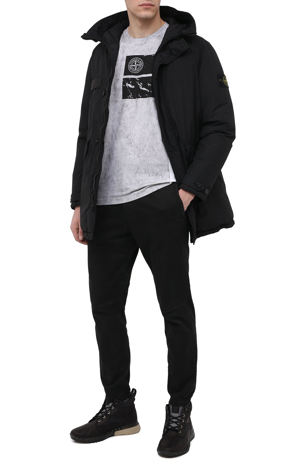 Пуховик STONE ISLAND черного цвета по цене 181500 руб., арт. 731571032, фото 2 Пуховик STONE ISLAND, арт. 731571032, фото 2