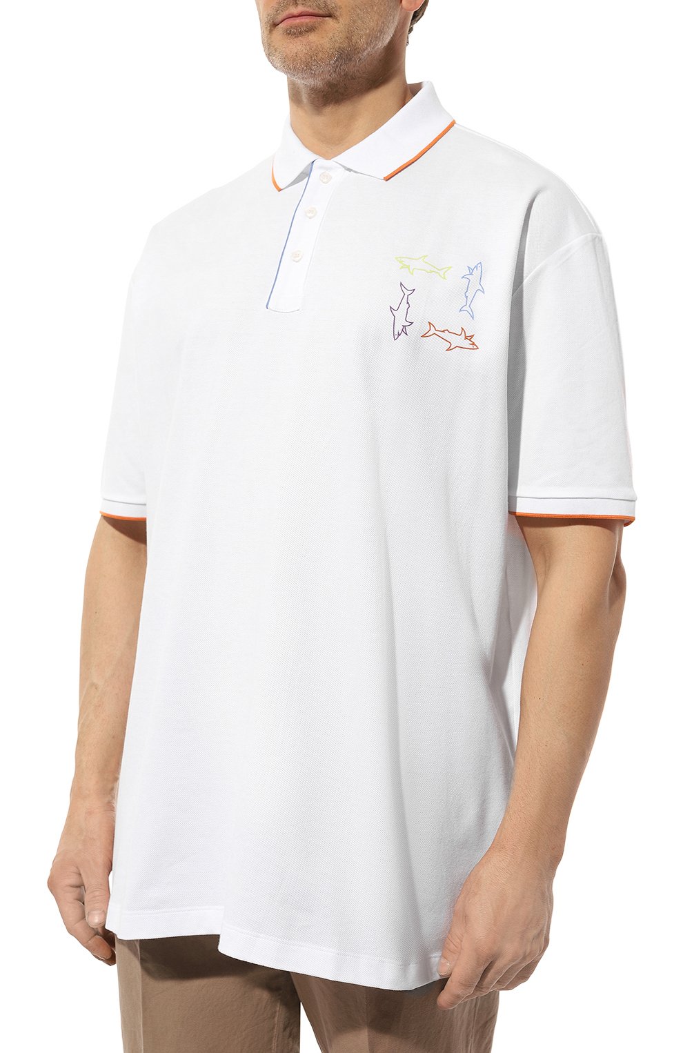 Хлопковое поло PAUL&SHARK, арт. 24411332/3XL-6XL, фото 3
