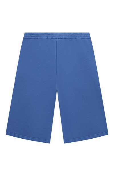 Хлопковые шорты GUCCI синего цвета по цене 29500 руб., арт. 678700/XJDKA, фото 2 Хлопковые шорты GUCCI, арт. 678700/XJDKA, фото 2