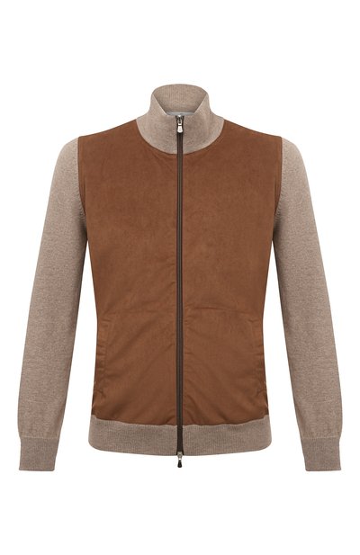 Кардиган из шерсти и кашемира GRAN SASSO бежевого цвета по цене 49100 руб., арт. 57155/19657, фото 1 Кардиган из шерсти и кашемира GRAN SASSO, арт. 57155/19657, фото 1