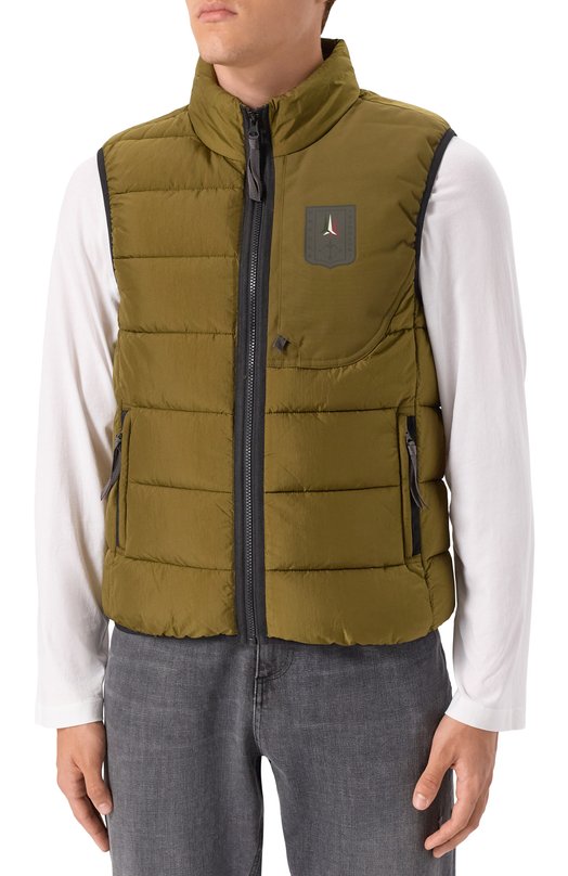 Утепленный жилет Aeronautica Militare AB3023UCT04214 Хаки  AB3023UCT04214 Фото 3