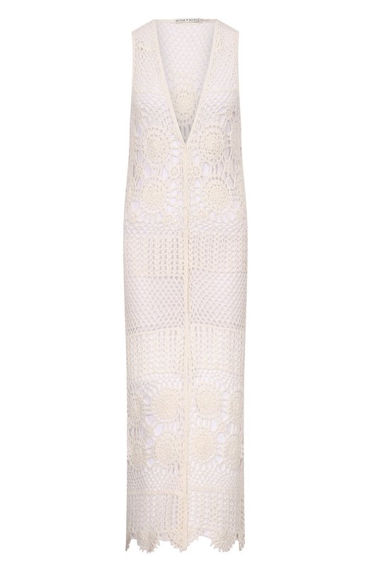 Жилет изо льна и вискозы Alice + Olivia