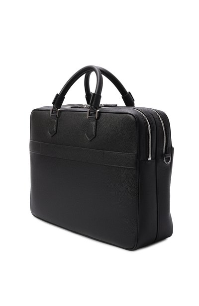 Портфель SERAPIAN MILANO черного цвета по цене 267000 руб., арт. SRCCHMLL626140Y, фото 3 Портфель SERAPIAN MILANO, арт. SRCCHMLL626140Y, фото 3