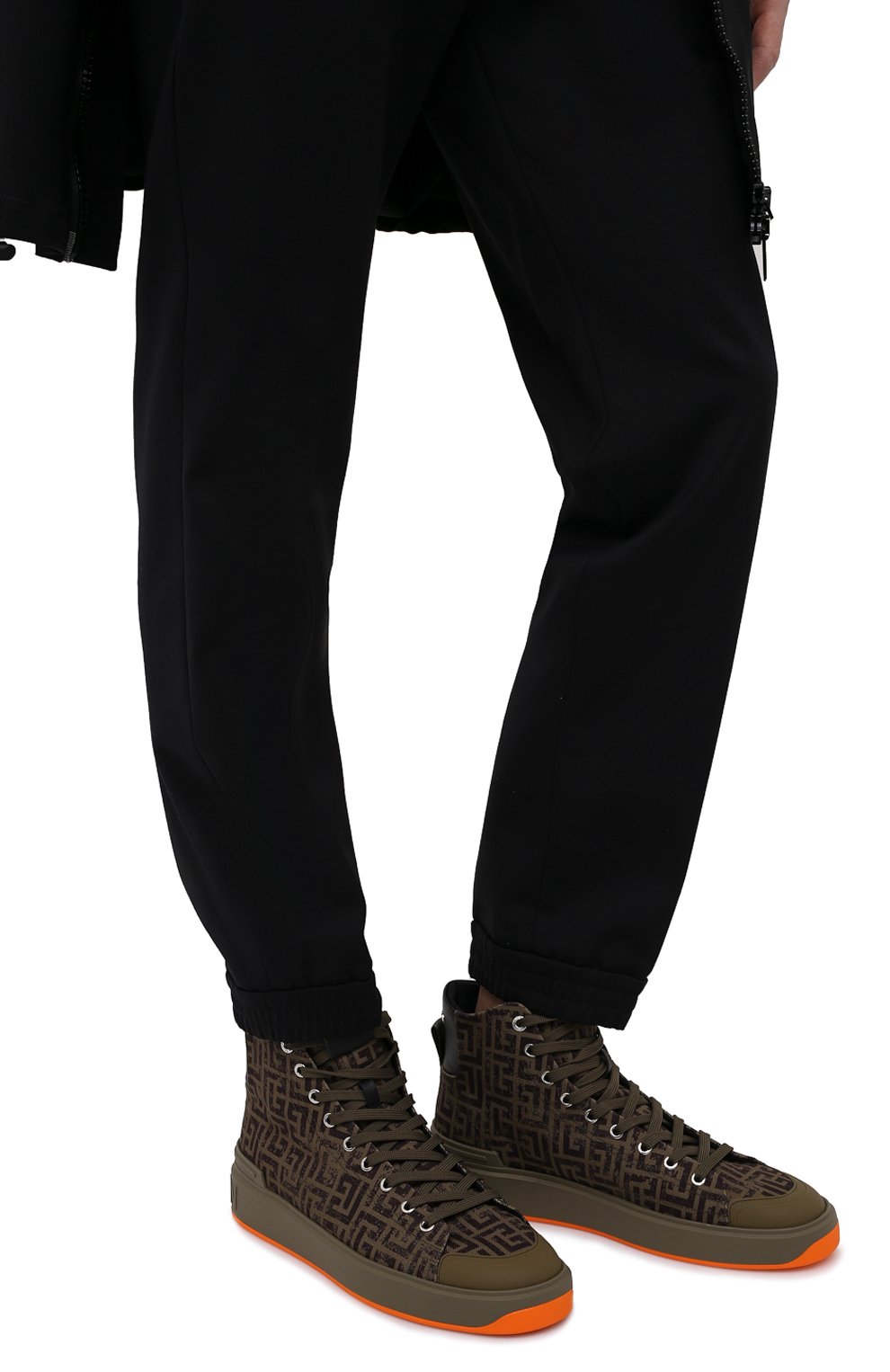 Текстильные кеды b-court BALMAIN, арт. XM1VG290/TCVM, фото 3