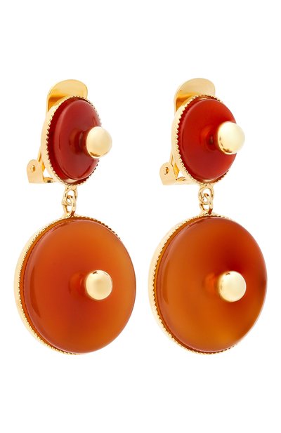 Клипсы CRYSTALLINE JEWELLERY коричневого цвета по цене 16940 руб., арт. 388XS, фото 3 Клипсы CRYSTALLINE JEWELLERY, арт. 388XS, фото 3