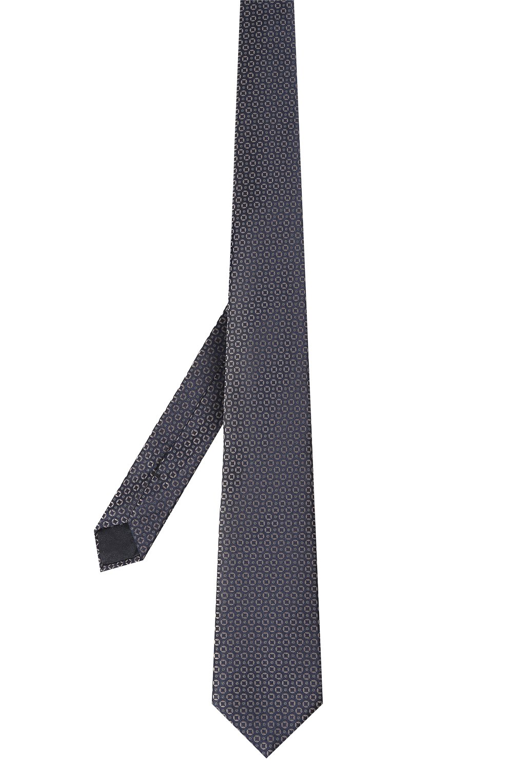 Шелковый галстук GIORGIO ARMANI темно-синего цвета по цене 21500 руб., арт. 360054/3R927, фото 3 Шелковый галстук GIORGIO ARMANI, арт. 360054/3R927, фото 3