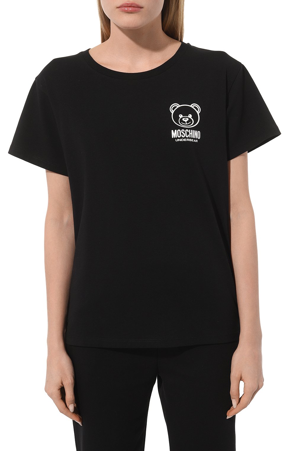 Хлопковая футболка MOSCHINO, арт. A0703/4406, фото 3