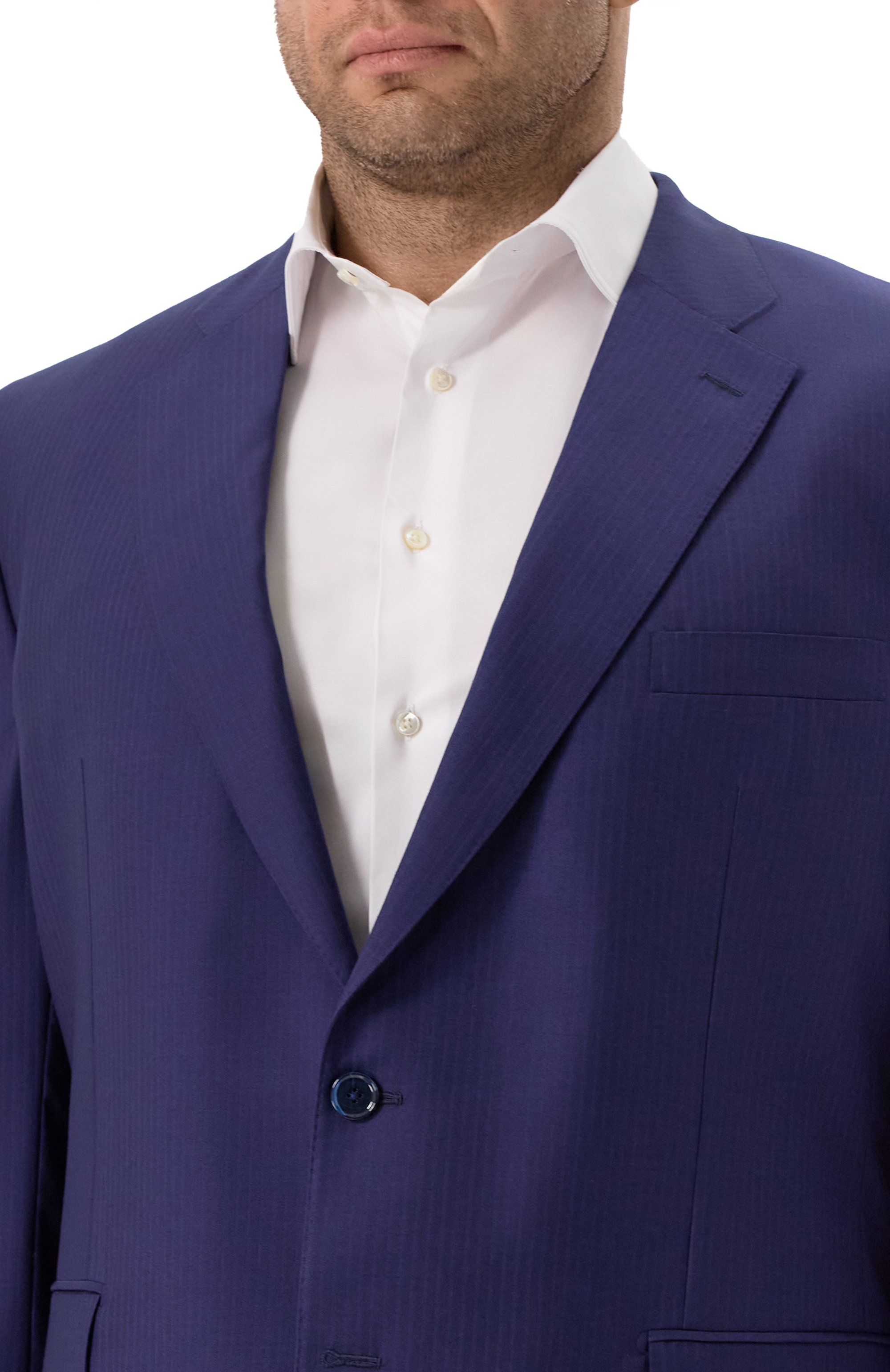 Шерстяной костюм STEFANO RICCI темно-синего цвета по цене 875500 руб., арт. M1SF432220/W0024S/62, фото 6 Шерстяной костюм STEFANO RICCI, арт. M1SF432220/W0024S/62, фото 6