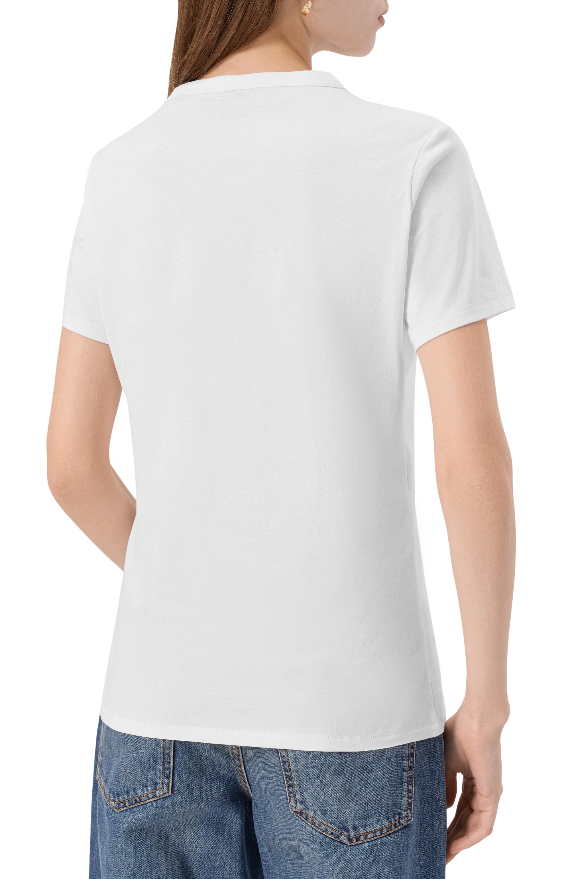 Хлопковая футболка BOSS ORANGE, арт. 50549192, фото 4