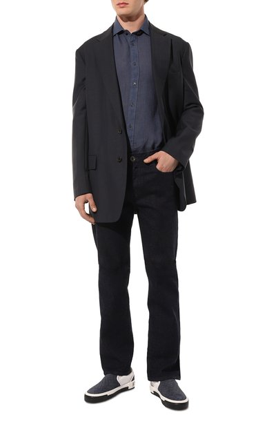 Кожаные слипоны HIDE AND JACK, арт. FUJID/WWHT, фото 2