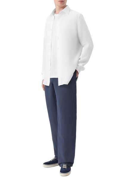 Брюки изо льна и лиоцелла 120% LINO, арт. 33ALIM29PT/G409/D00, фото 2