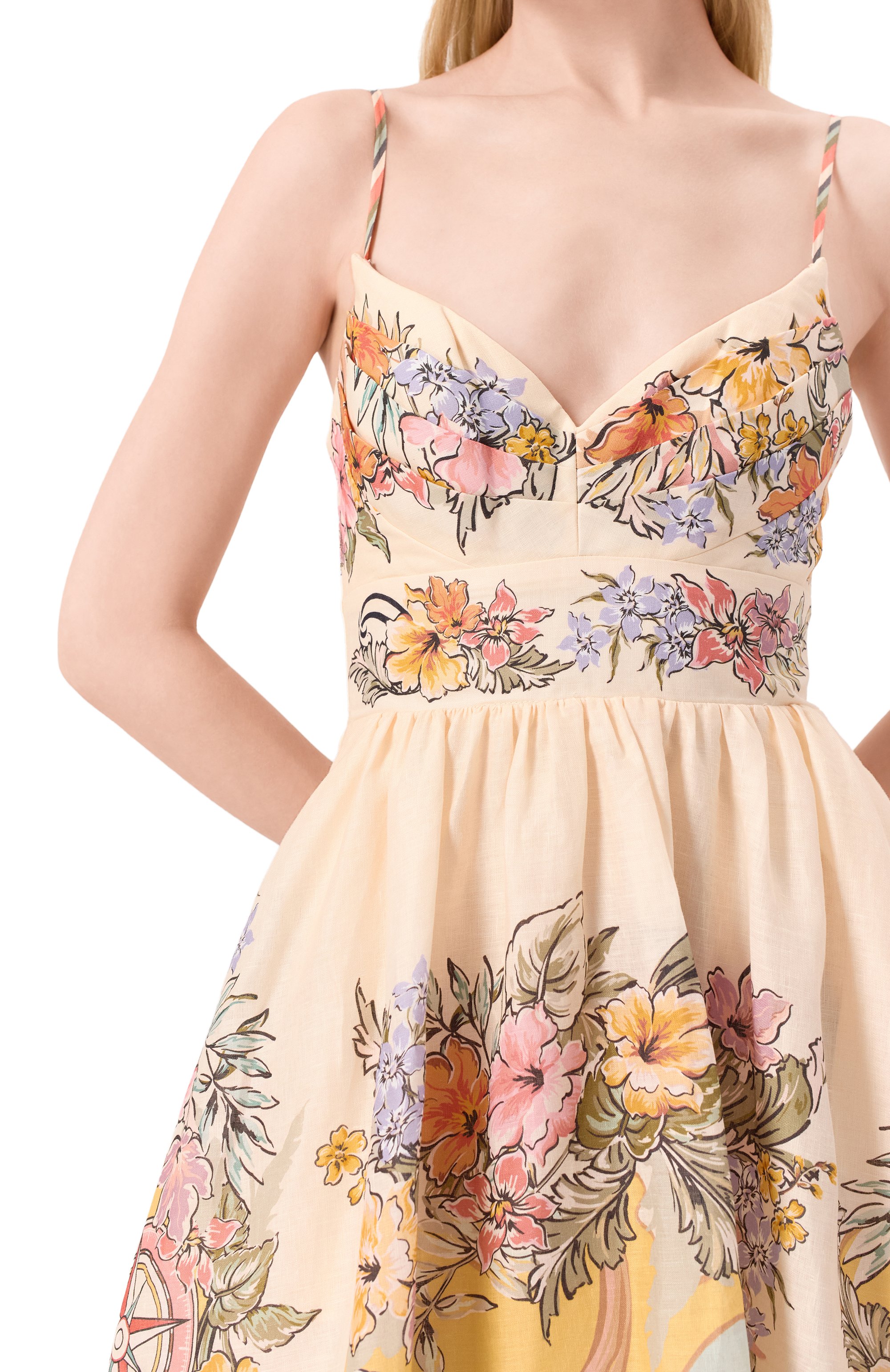 Льняное платье ZIMMERMANN, арт. 1774DRS253, фото 5